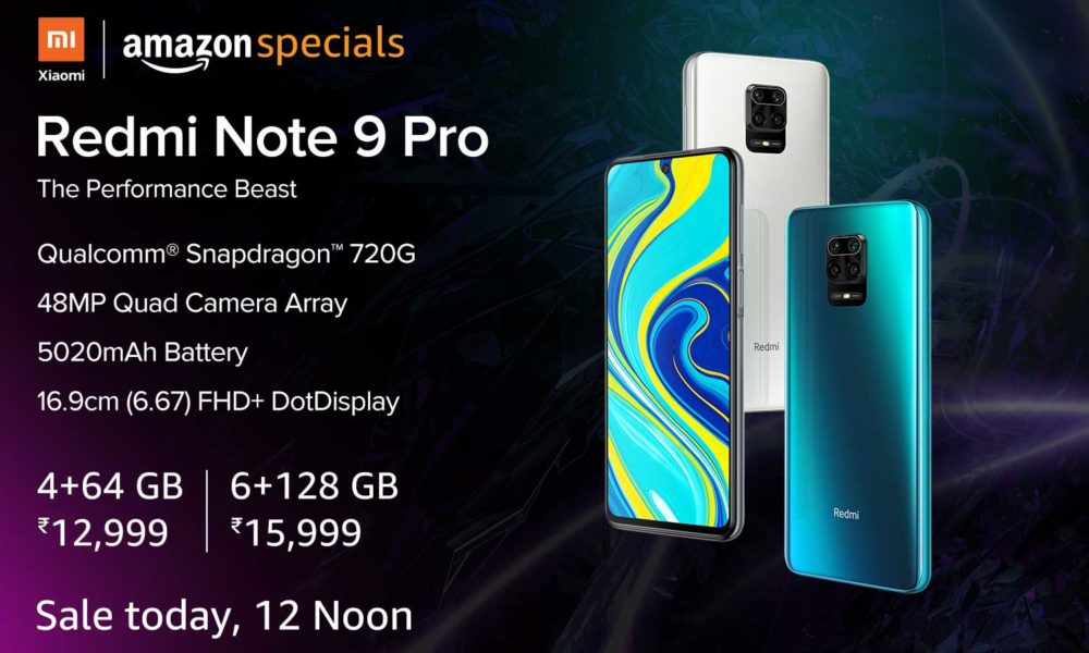 Redmi Note 9 Pro to Go on Sale in India Today via Amazon, Mi.com: Price in India, Offers, Specifications