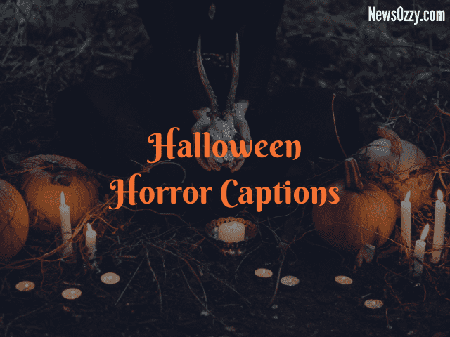 Halloween captions for horror nights