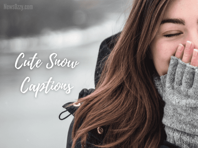 cute snow captions for instagram