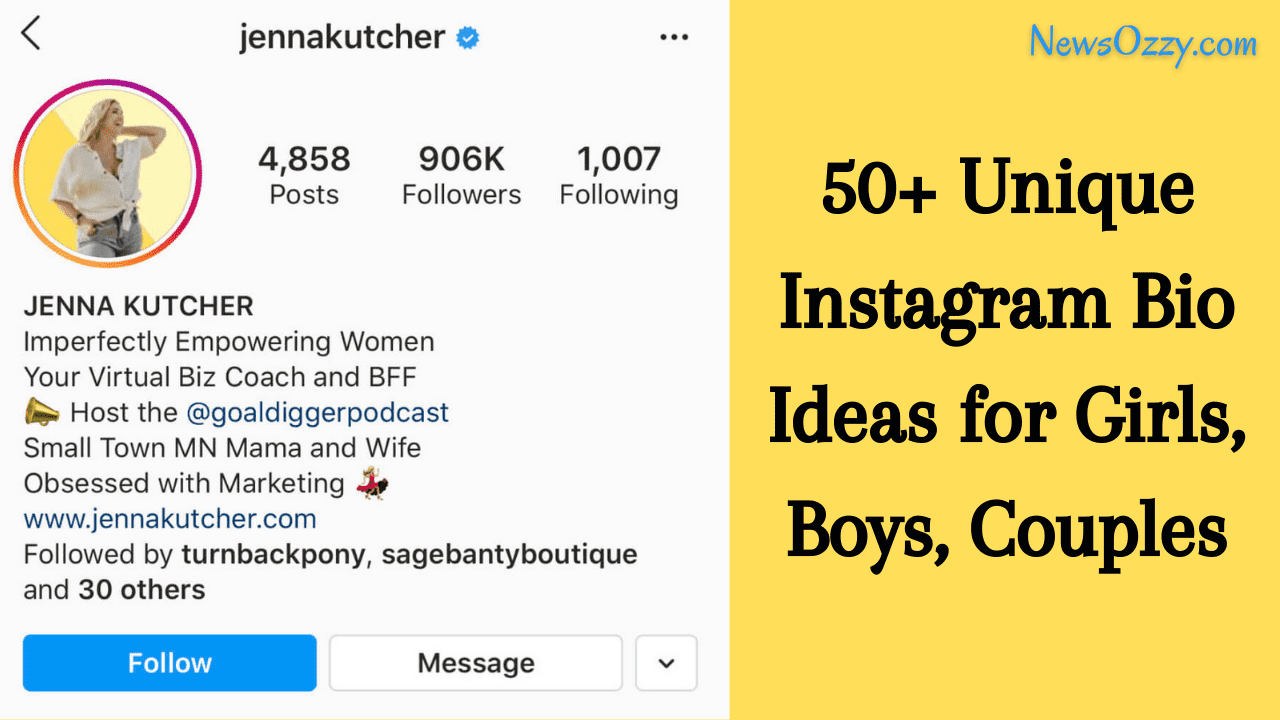 50+ Unique Instagram Bio Ideas for Girls, Boys, Couples