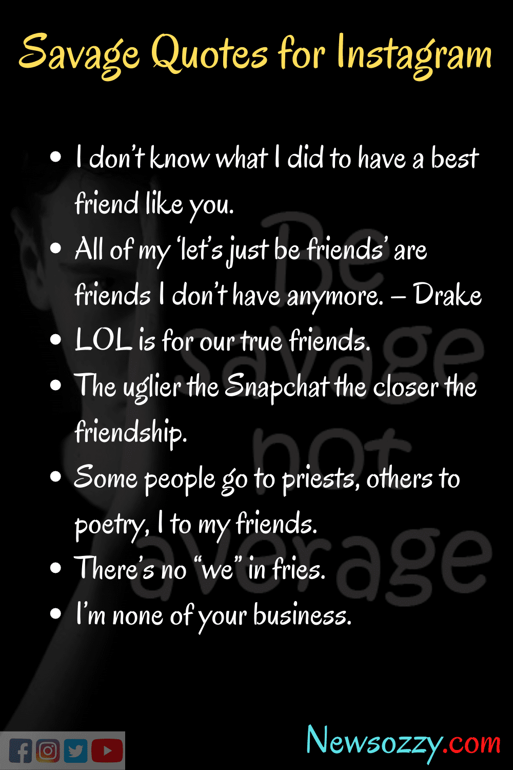 Instagram Savage Quotes