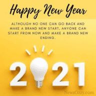 happy new year WhatsApp profile picture
