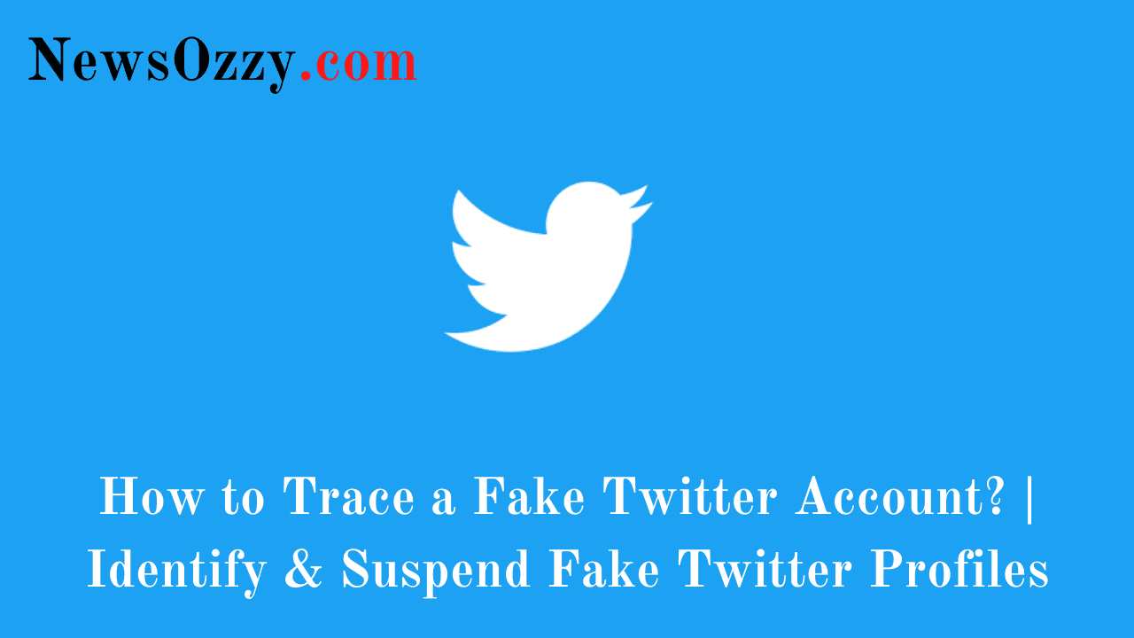 Can you trace a Fake Twitter Account
