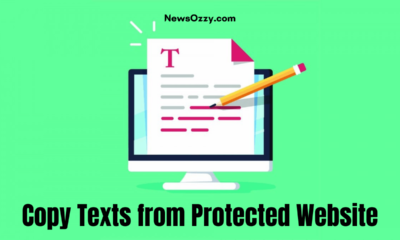 Copy Texts from Protected Website