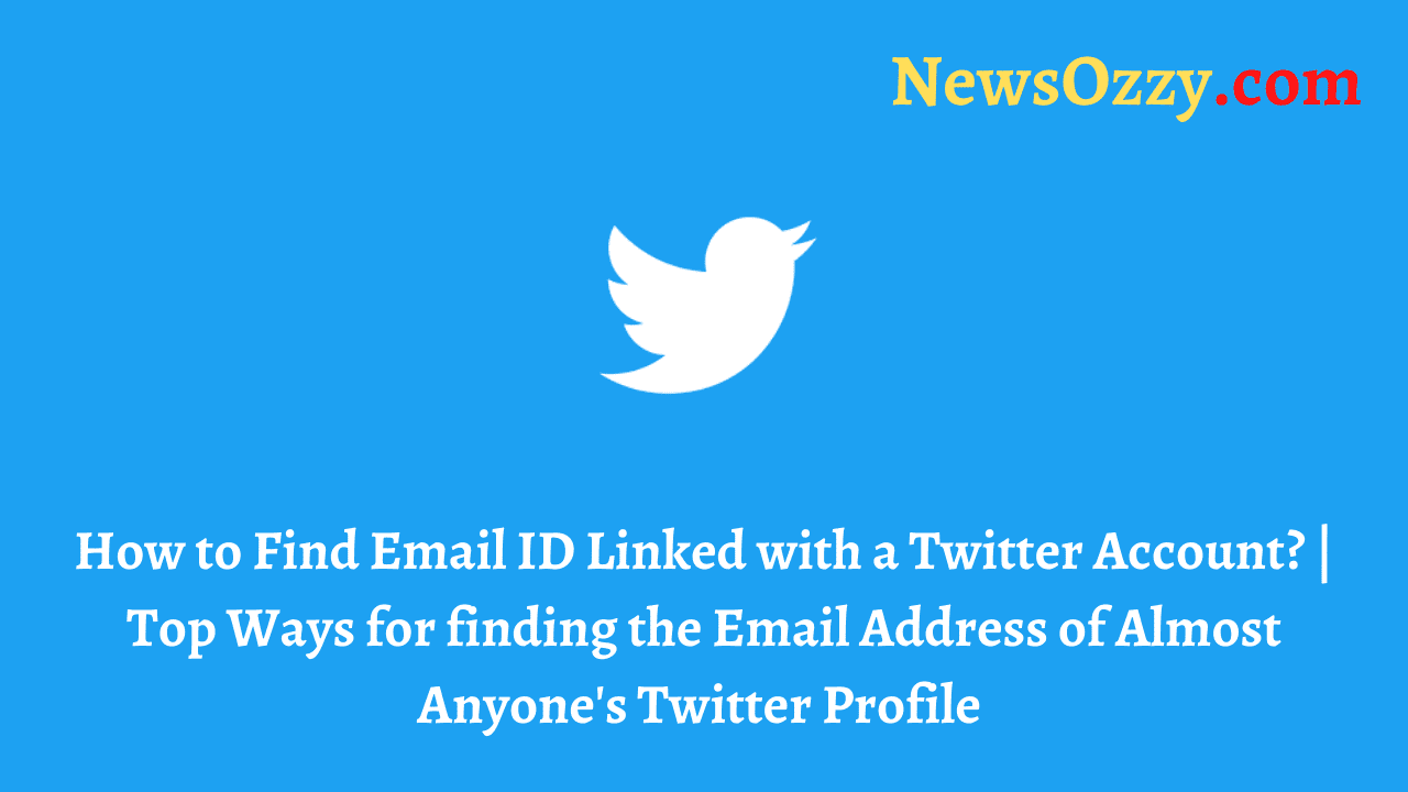Find Email ID Associated with a Twitter Account