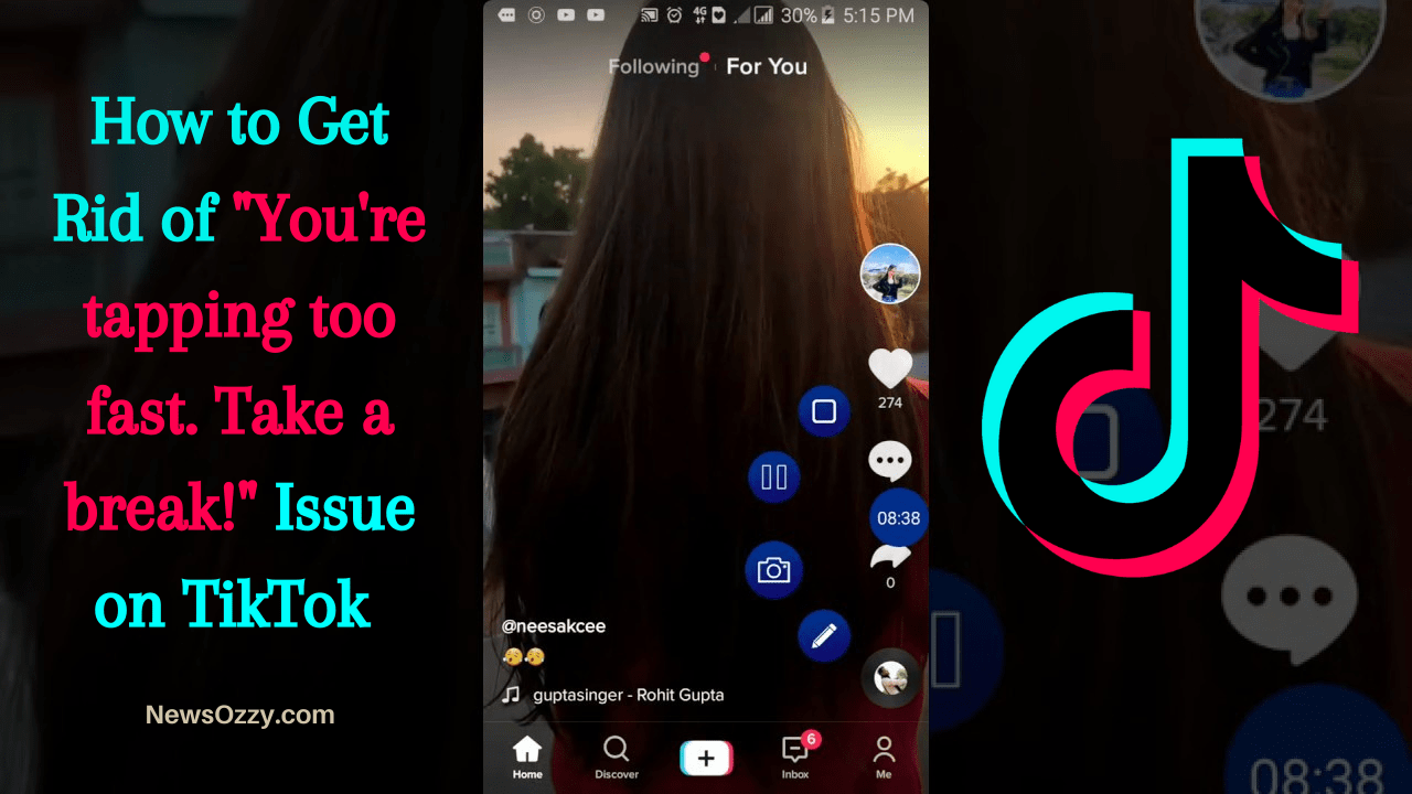 Get Rid of Tapping Too Fast on TikTok