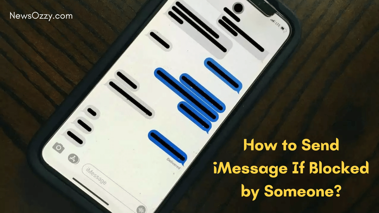How to send imessage if blocked by someone