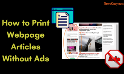 Print Webpage Articles Without Ads