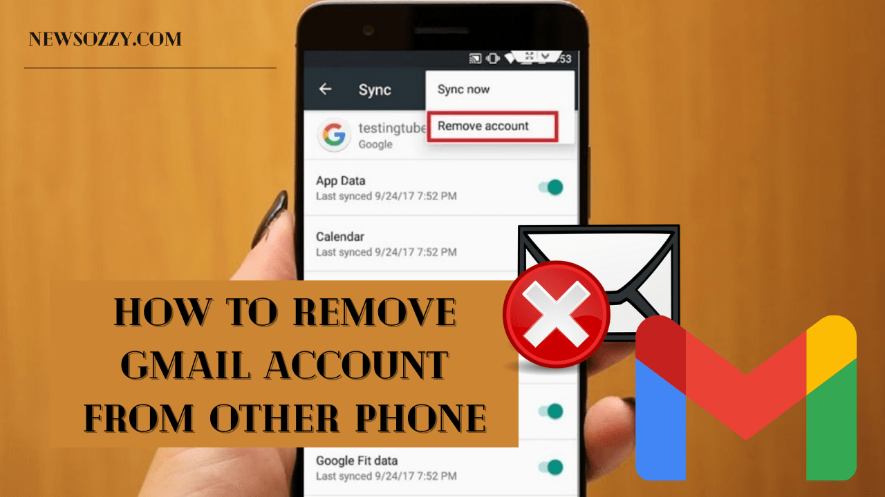 remove gmail account from other phone