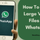 Send Large Video Files on WhatsApp