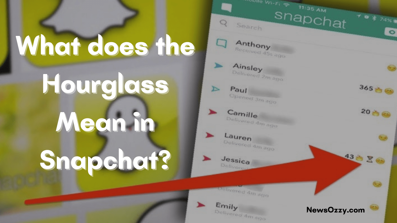 What does the Hourglass Mean in Snapchat