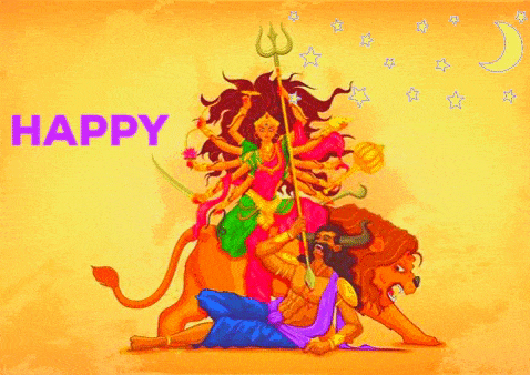 download gifs for durga puja festival