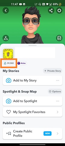 snapchat number 