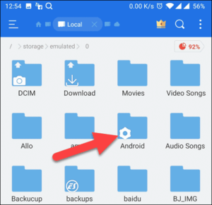 Tap-on-the-Android-Folder