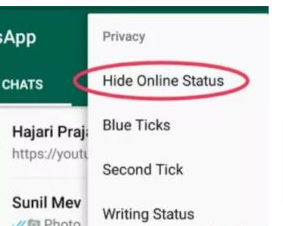hide last seen online on whatsapp