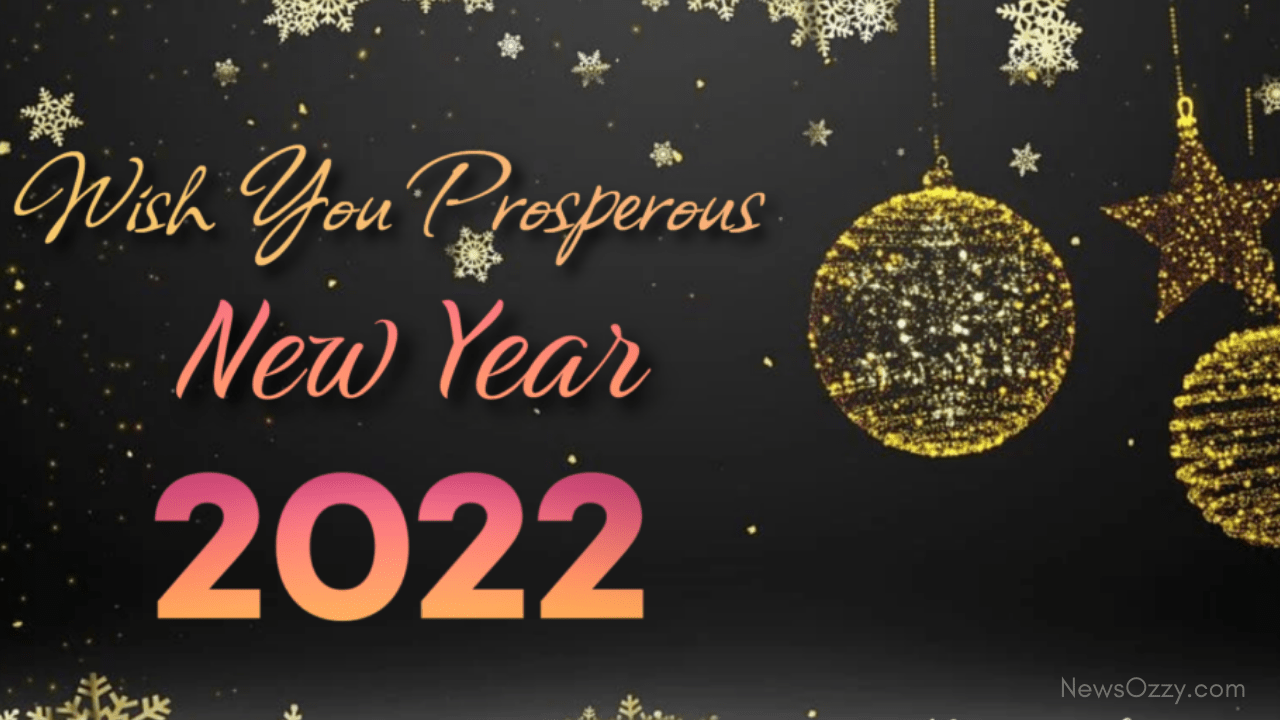 happy new year poster 2022