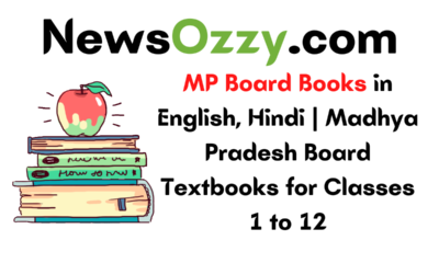 MP Board Books in English, Hindi Madhya Pradesh Board Textbooks for Classes 1 to 12