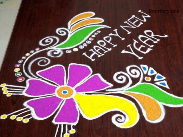 New Year 2022 Rangoli Patterns