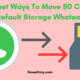 SD Card Default Storage Whatsapp