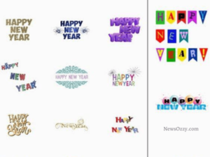 stickers for new year 2022