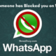 Know if Someone has Blocked you on WhatsApp