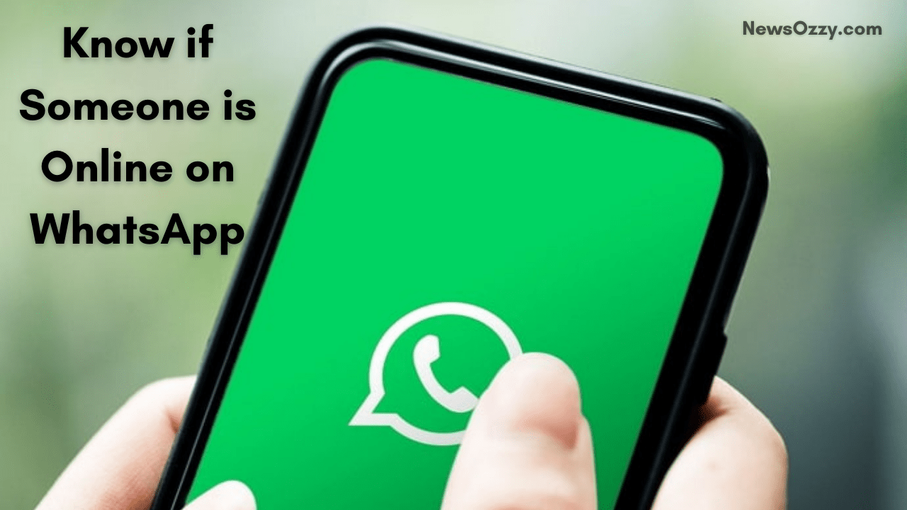 Know if someone is online on WhatsApp