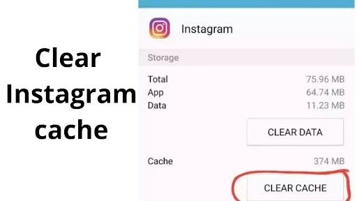 Clear Instagram Cache memory