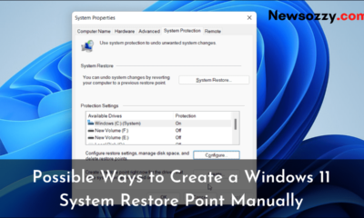 Create a Restore Point on Windows 11
