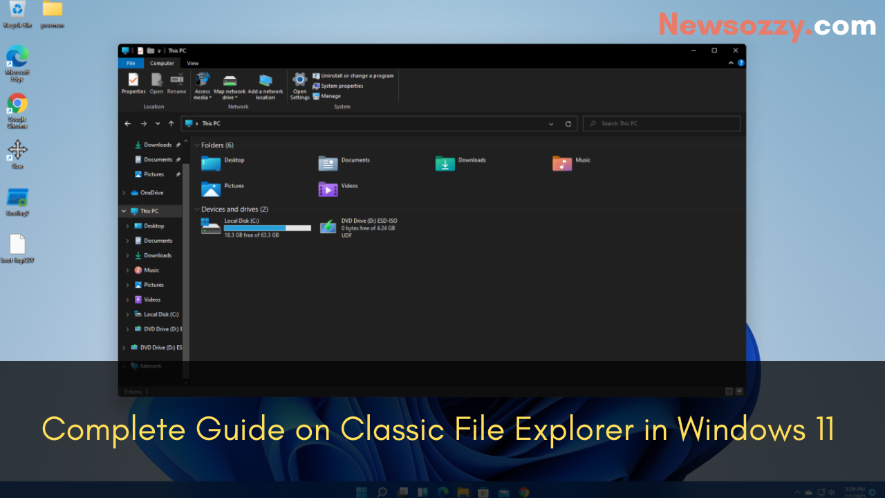 Classic File Explorer in Windows 11