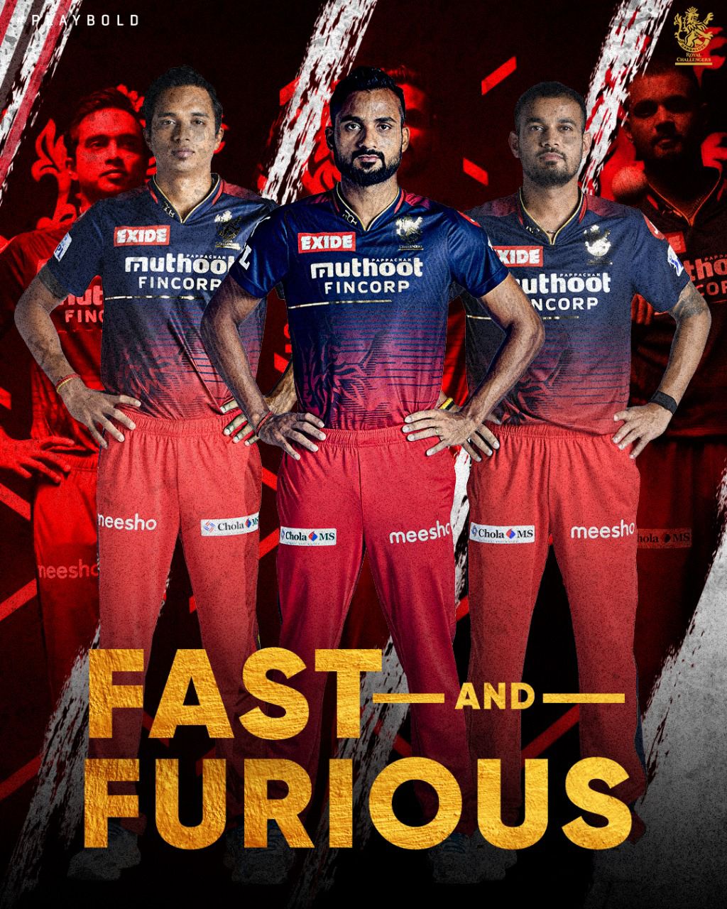 Royal Challengers Whatsapp DP IPL Fast and Furious