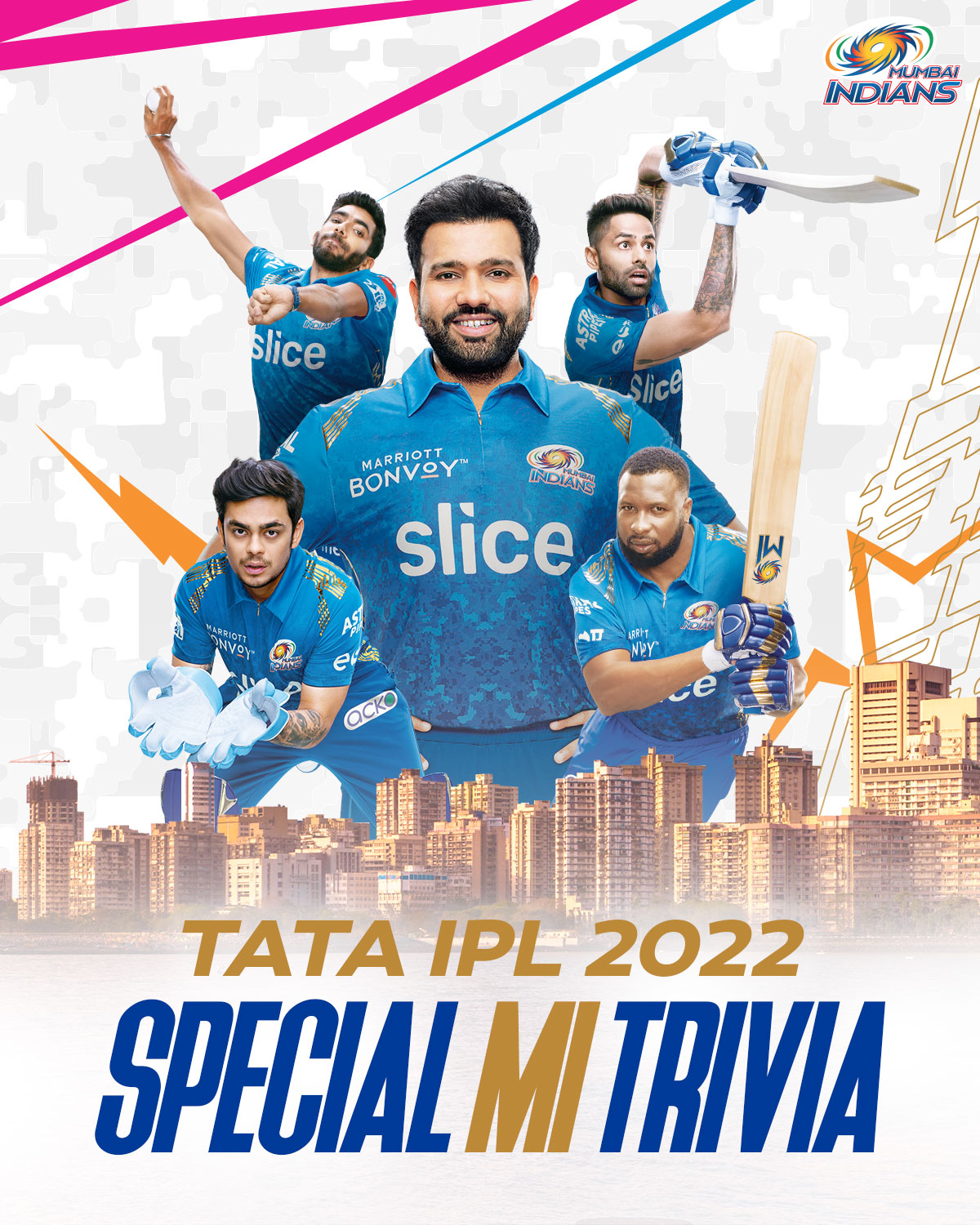 Tata IPL 2022 Special MI Trivia Whatsapp DP