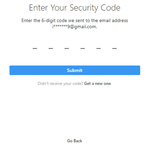 enter security code