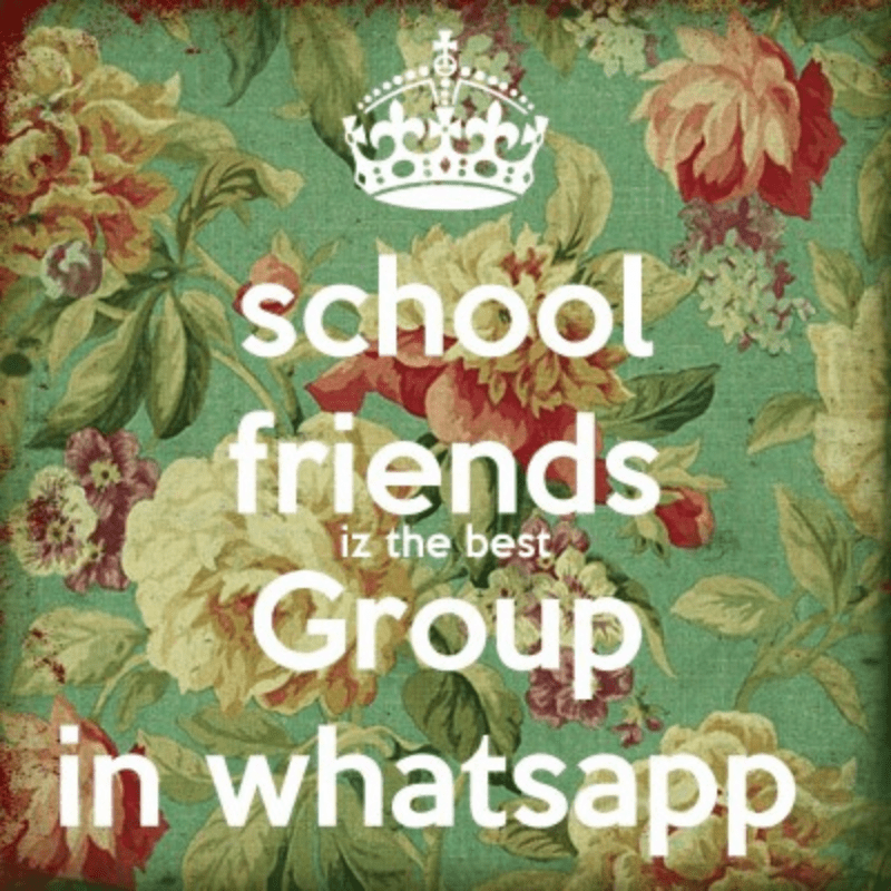 school friends group whatsapp dp