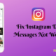 Fix Instagram Direct Messages Not Working