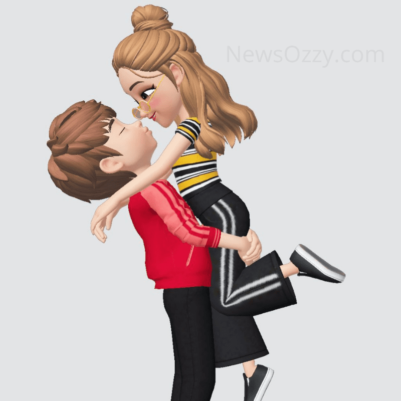 profile picture couple cartoon dp for whatsapp