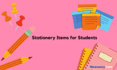 Stationery Items List for Students