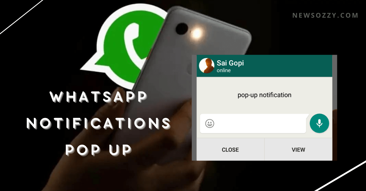 Whatsapp Notifications Pop Up