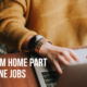 Work from Home Part Time Online Jobs