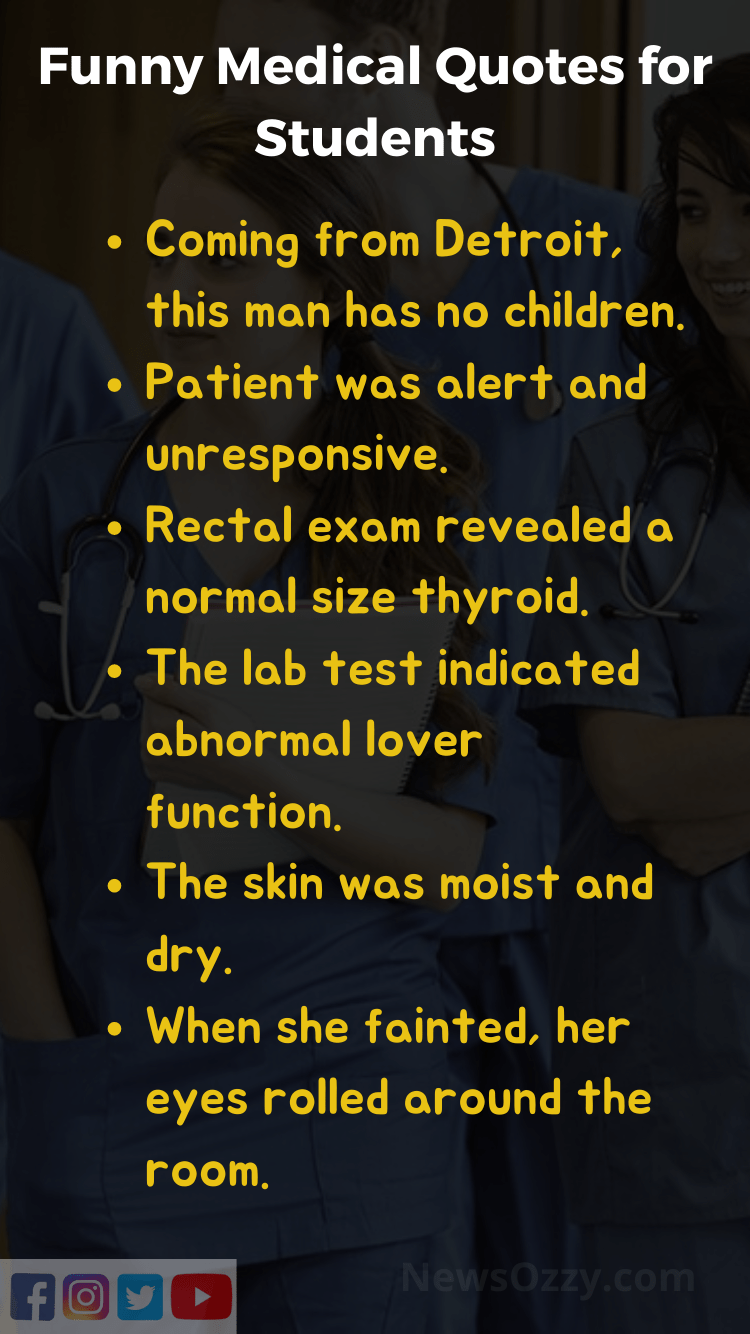 funny medical student quotes