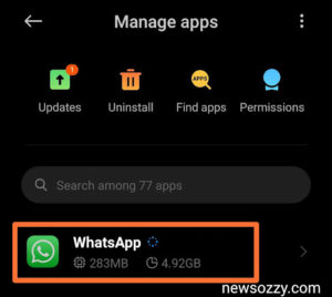 select-whatsapp-from-manage-apps-section