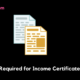 Documents Required for Income Certificate for Students