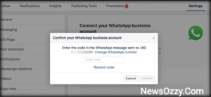 Facebook Business Manager connect with Whatsappp