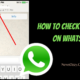 How To Check Last Seen On WhatsApp