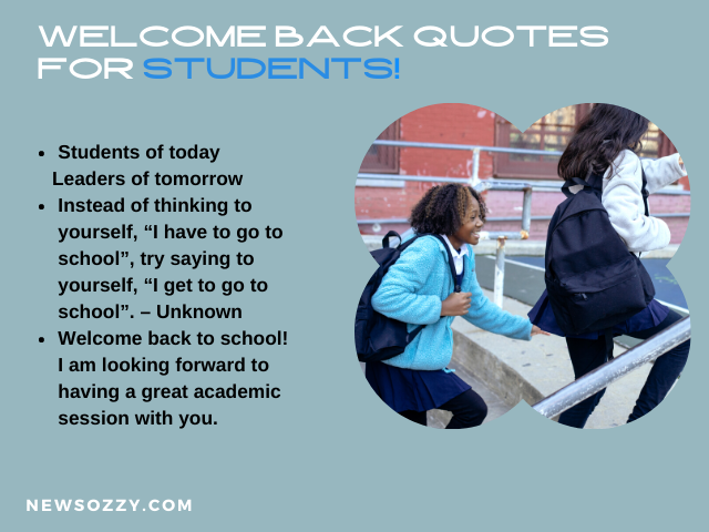 Welcome Back to School Quotes for Students