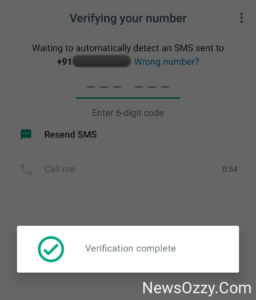 WhatsApp Business number verify