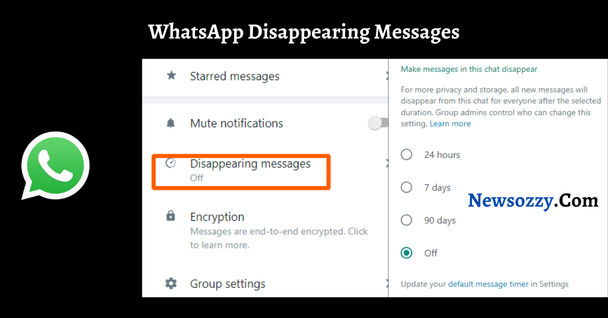 Whatsapp Disappearing Messages