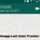 Whatsapp Last Seen Tracker Online Free