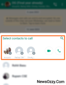Whatsapp group video call