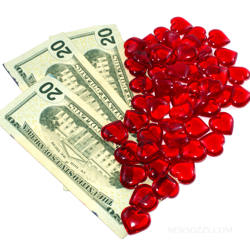 heart shape money whatsapp dp