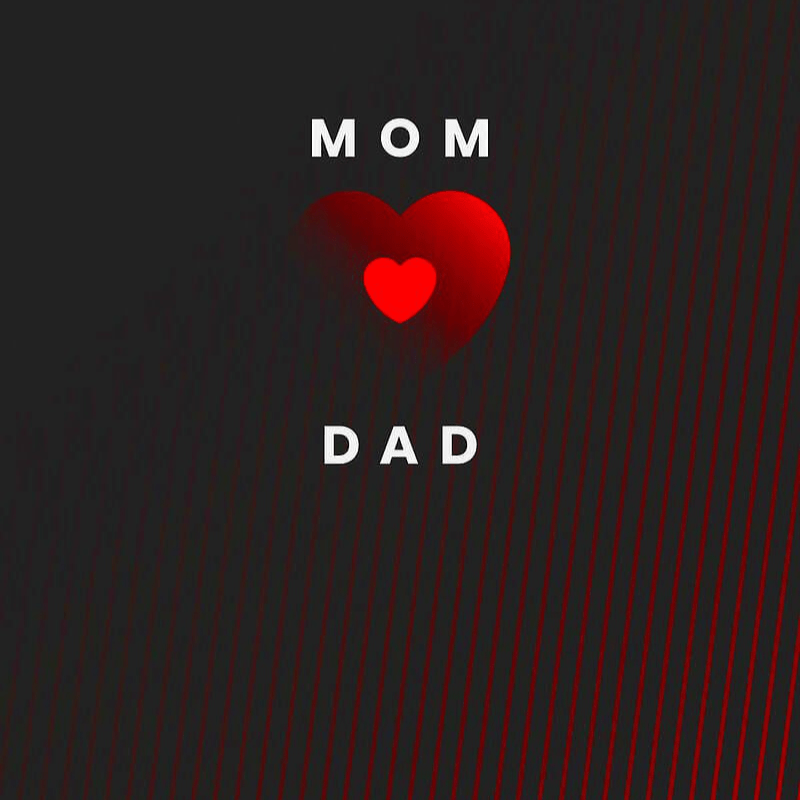 whatsapp dp name mom and dad wallpaper
